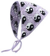 Women's Crochet Head Kerchief Knitted Hair Scarf Headwrap for Women Girls Flo...