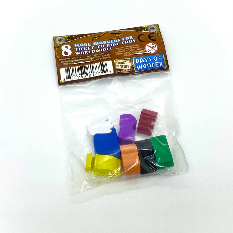 Ticket to Ride: Character Score Markers (Rare) - Image 2 of 2