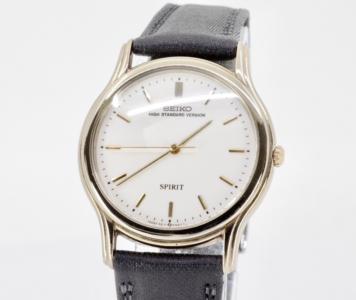 Vintage SEIKO SPIRIT HIGH STANDARD VERSION 5E31-6A40 QUARTZ WATCH 