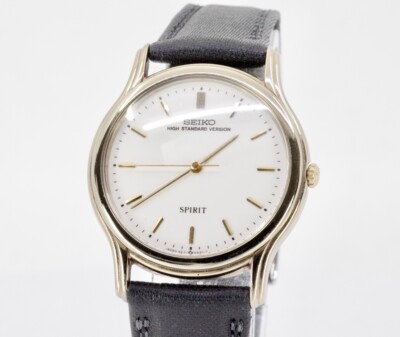 Vintage SEIKO SPIRIT HIGH STANDARD VERSION 5E31-6A40 QUARTZ WATCH JAPAN 62
