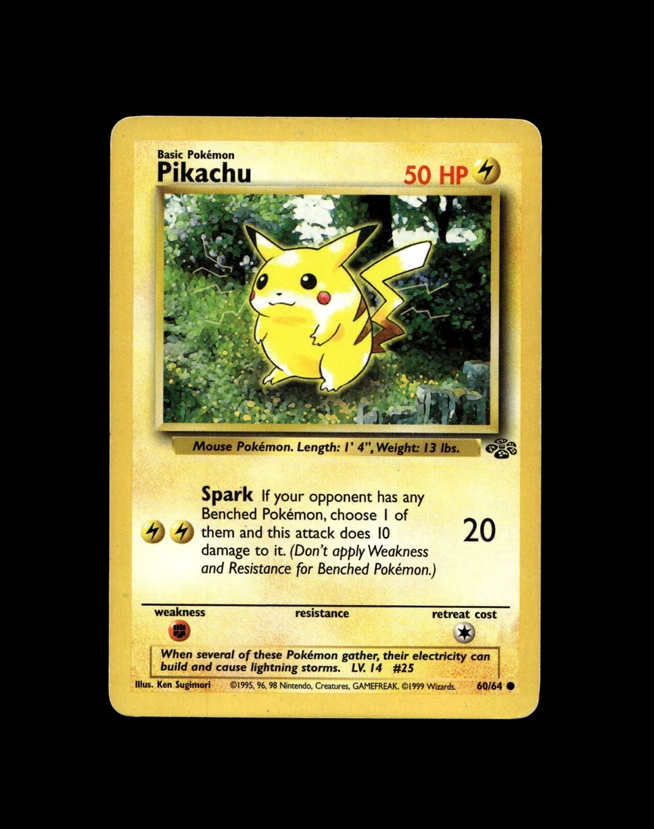 Pokémon Pikachu Pokémon TCG Jungle Individual Collectible Card
