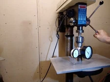 Valve spring tester (Converts your drill press into a precision spring tester)