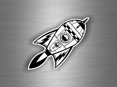 Sticker aufkleber tuning jdm motorrad auto biker rakete shuttle Weltraumrakete A
