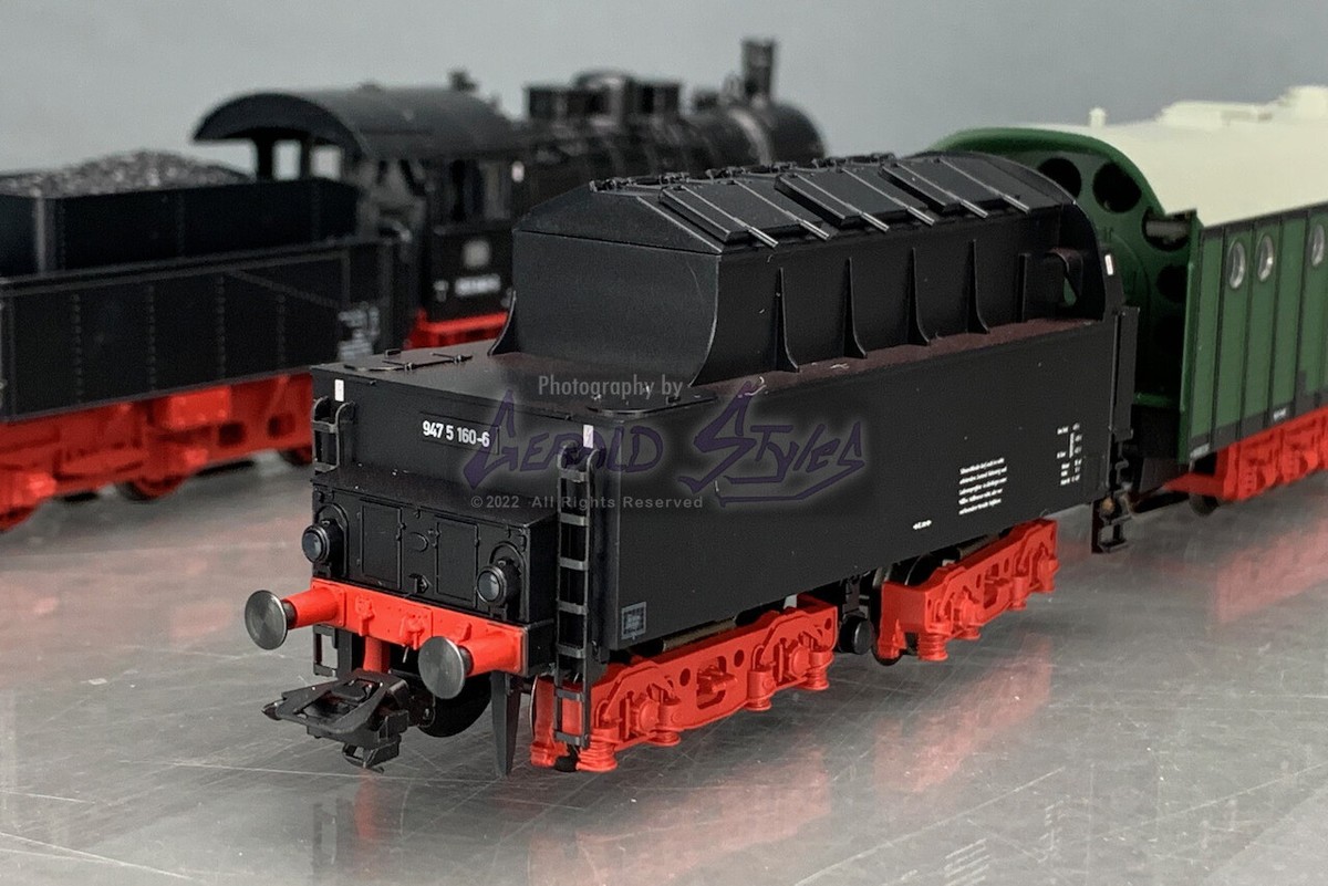 HO Märklin 26833 BR 55 DB Snow Clearing Train w/Rotary Steam