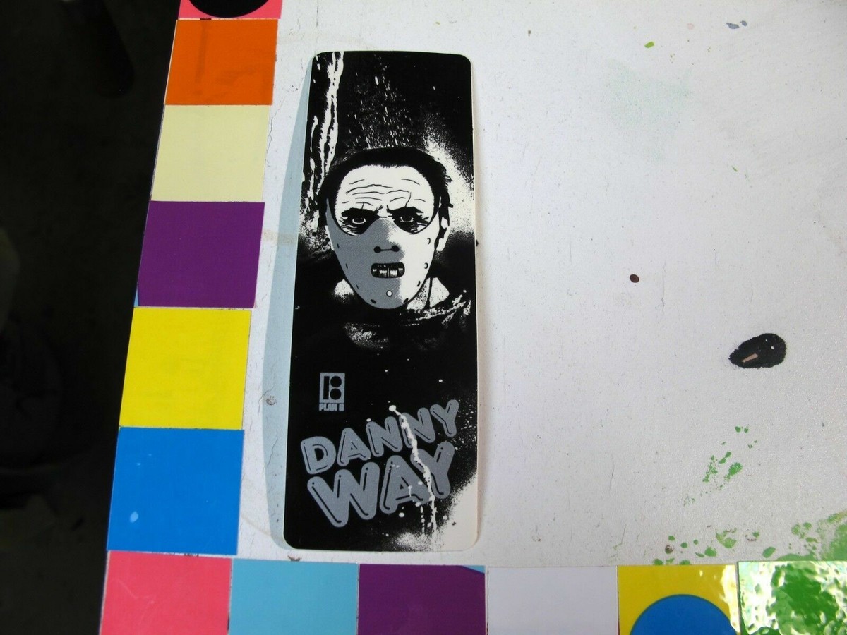 vtg 1990s Plan B skateboards sticker - Danny Way, Carroll vtg 1990s Plan B skateboards sticker - Danny Way, Carroll