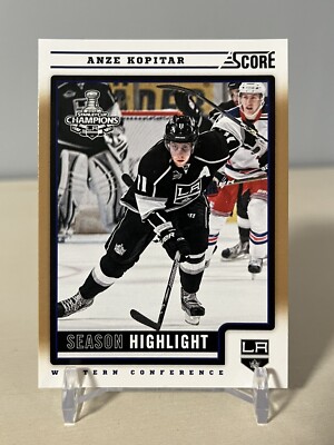 2012-13 Score Gold Rush #3 Anze Kopitar SH - NHL Hockey Card