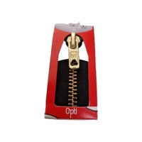 ReißVerschluss 18 Cm Metall Schwarz Gold Neu FüR Hosen Jacken Pullover Taschen