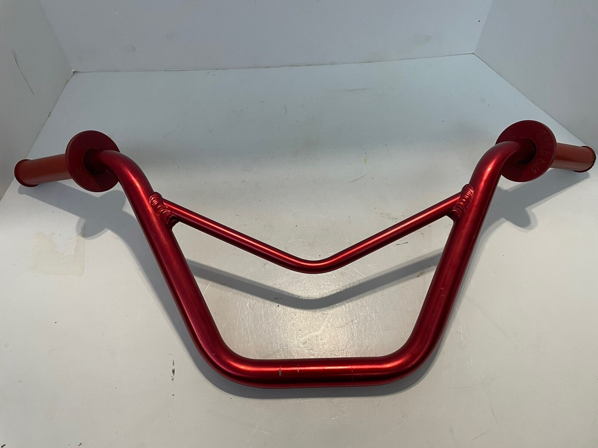 Redline V Handlebars Bars Old School Vintage Bmx Red Alloy