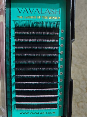 New Vavalash 16 mm Eyelash Extension Supplies 0.05 Premium Lashes Easy Fan