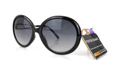 Sunglasses FOSTER GRANT Max block 100 UVA  UVB ROUND LENS WITH GOLD LEGS