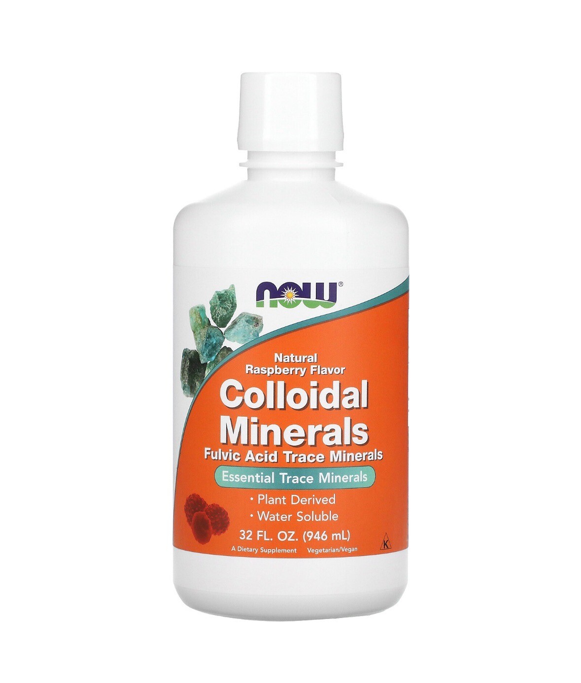 NOW Foods Colloidal Minerals Original, 32 floz, Fulvic Trace Elements