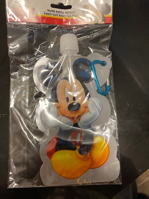Disney Mickey Mouse Backpack Water Bottle On the Go Key Ring Key Chain Free Ship
