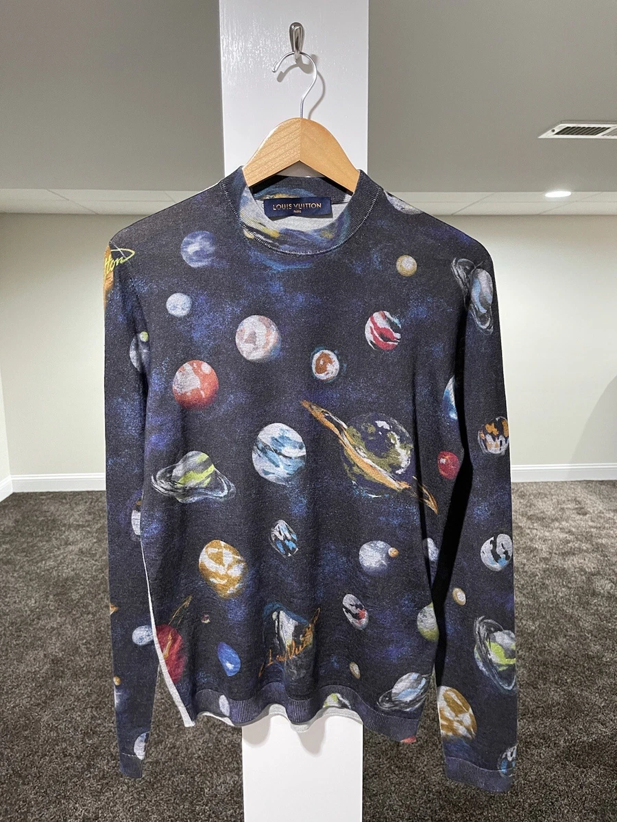 Louis Vuitton x Virgil 2019 Planets / Grey Sweater Crewneck