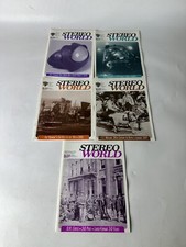 1999 Stereo World Magazine Lot Of 5 Stereoscope stereoscopic