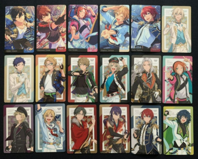 Ensemble Stars HOKUTO CHIAKI HINATA TOMOYA TSUKASA Lot 18 Collectable Card Anime