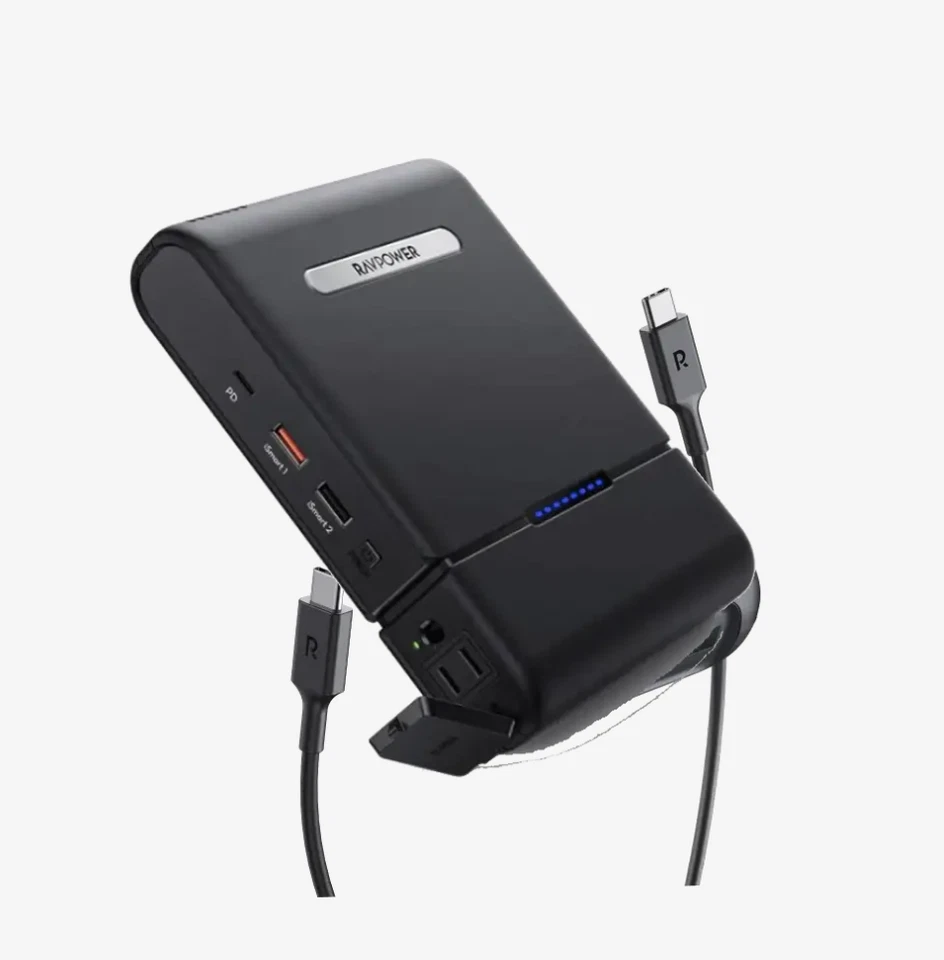 RAVPower AC Power Bank 30000mAh 100W(150W max) AC Outlet - New Sealed Box - Image 2 of 4