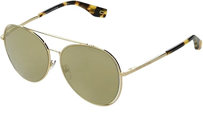 Мужские солнцезащитные очки Marc Jacobs Aviator в пластиковой оправе