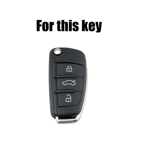 For Audi A2 A3 A4 A6 A6L /A8 TT/Q7 Folding Remote Smart Key Fob cover case Shell - Picture 5 of 10