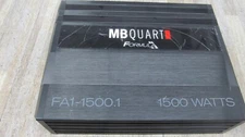 FA1-1500.1 Formula Monoblock Class D 1,500W Car Audio Amplifier, Black (Used)