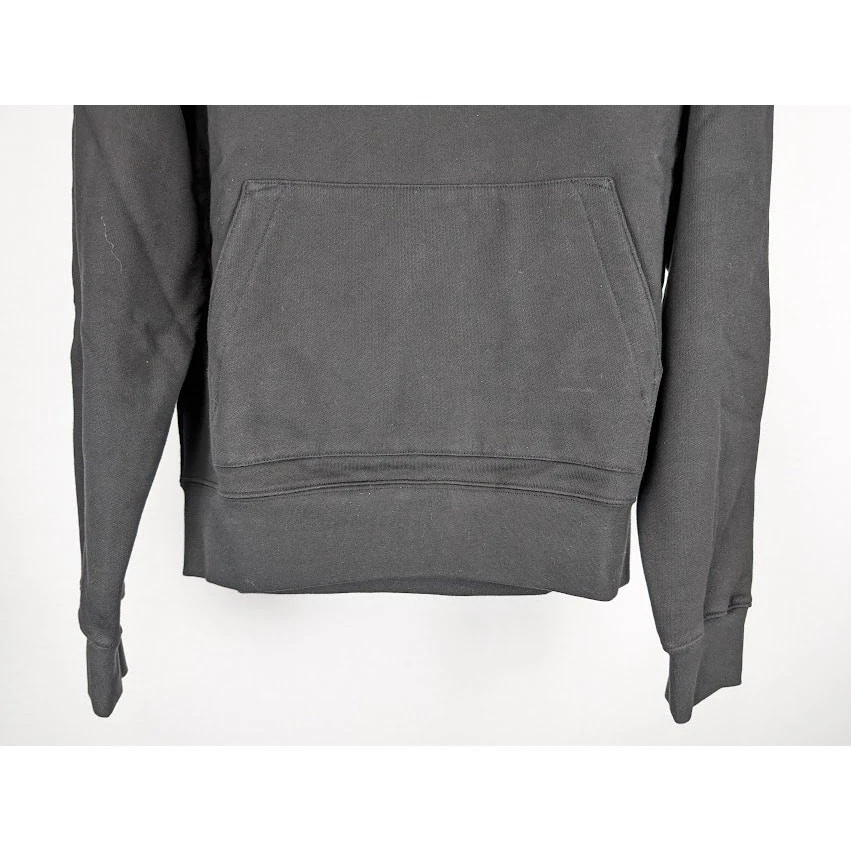 Felpa con cappuccio Amiri Records Wolf nera nuova con etichetta S