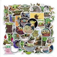 10 PCS Baby Yoda Star Wars Mandalorian Stickers 2 BRAND NEW