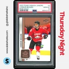 2023 UPPER DECK TEAM CANADA JUNIORS #8 CONNOR BEDARD ROSE GOLD PSA 10