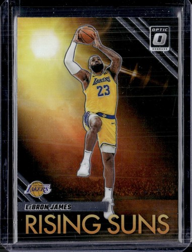 LeBron James  [Gold] #3 2023 Donruss Optic Rising Suns card