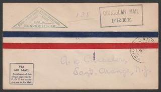 Condor Syndikat correo consular/gratis Río de Janeiro 16 de octubre de 1927 Roessler