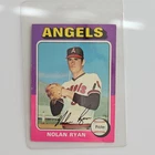 1975 Topps Mini Nolan Ryan #500 California Angels Baseball Base Set Card