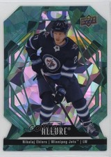 2022-23 Upper Deck Allure Green Rainbow Die-Cut 66/99 Nikolaj Ehlers #12 0ku2