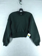 Vuori Restore Mini Crew Women's Sweatshirt - Evergreen Nwt Size 2XS