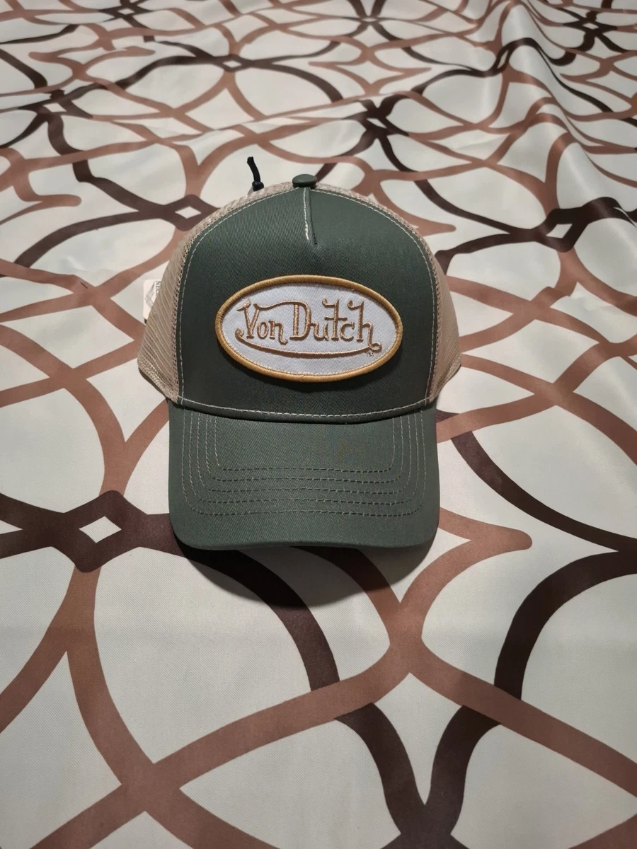 Von Dutch トラッカーキャップ 茶色/緑 25+ Von Dutch Men's Solid for sale | Updated Oct 2026