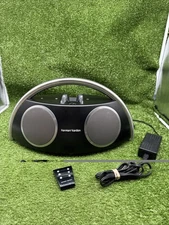 Harman/Kardon Go + Play Portable Dock with Power Adapter & Remote - Working.  s4