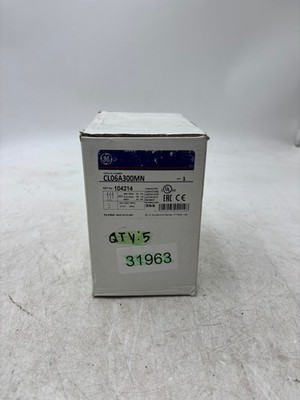 General Electric CL06A300MN Contactor 220-230V 50Hz 277 60 Hz 1 Per Order