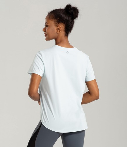 Workout Tops for Women UPF50+ Breathable Loose Fit Yoga T Shirts Short Sleeve... - Picture 4 of 6