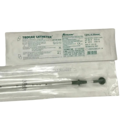 Thoracic trocar catheter for chest drainage (20 PIECES)