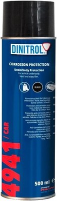 DINITROL 4941 500ml Underbody Coating Rustproofing Black Asphalt Corrosion Spray