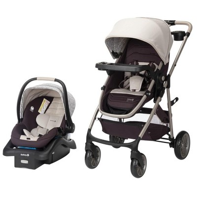 Safety 1st Deluxe Grow and Go Travel System Stroller and Car Seat Combo, 8-in-1 