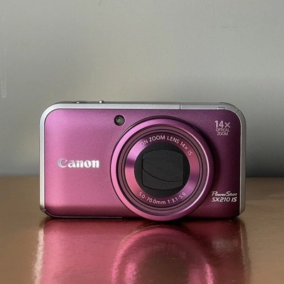 Canon PowerShot SX210 IS 14.0MP 14x Zoom Purple Digital Camera