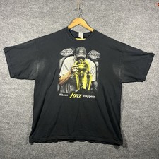 Vtg Kobe Bryant Los Angeles Lakers NBA Finals Rap Tee Champions 2XL T-Shirt MVP