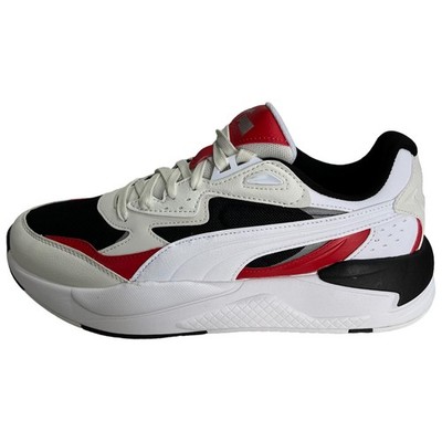 PUMA X Ray 2 Low top Casual Shoes Unisex Black White Red 384638-44