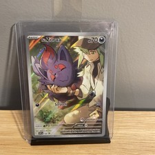 NM N's Zorua SVP 189 Journey Together Pokemon Center ETB Stamped Promo Card!