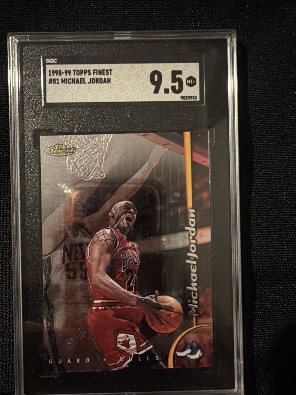 1998-99 Topps Finest - Michael Jordan #81