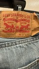 Levi’s 501 Button Fly Jeans 34x30 Denim Levi Pants Men’s Mens 00501-0193 Holy — photo 2