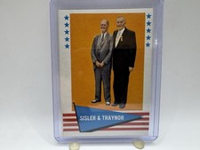1961 Fleer Baseball Sisler & Traynor Checklist #89 - Unmarked And Gorgeous!