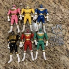 1996 POWER RANGERS LEGACY ZEO 6 ACTION FIGURE SET - Vintage Toys