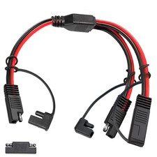 10AWG SAE Y Splitter Connector Cable, 1 to 2 DC Power Automotive...