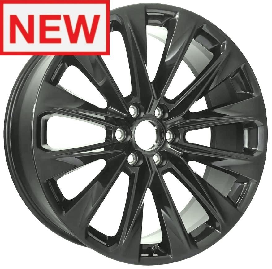 ムーン・デラックス NEW Black 24 inch Wheel Cadillac Escalade V ONYX Edit OEM Factory