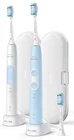 Philips Sonicare Optimal Clean HX6829/70 Electric Toothbrush, White Light Blue