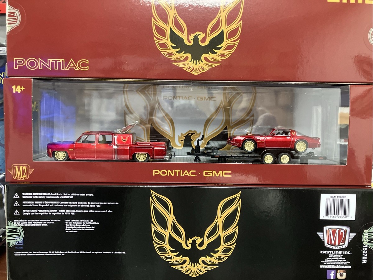 M2 Machines 1977 GMC Sierra 3500 Custom & 1977 Pontiac Firebird TA